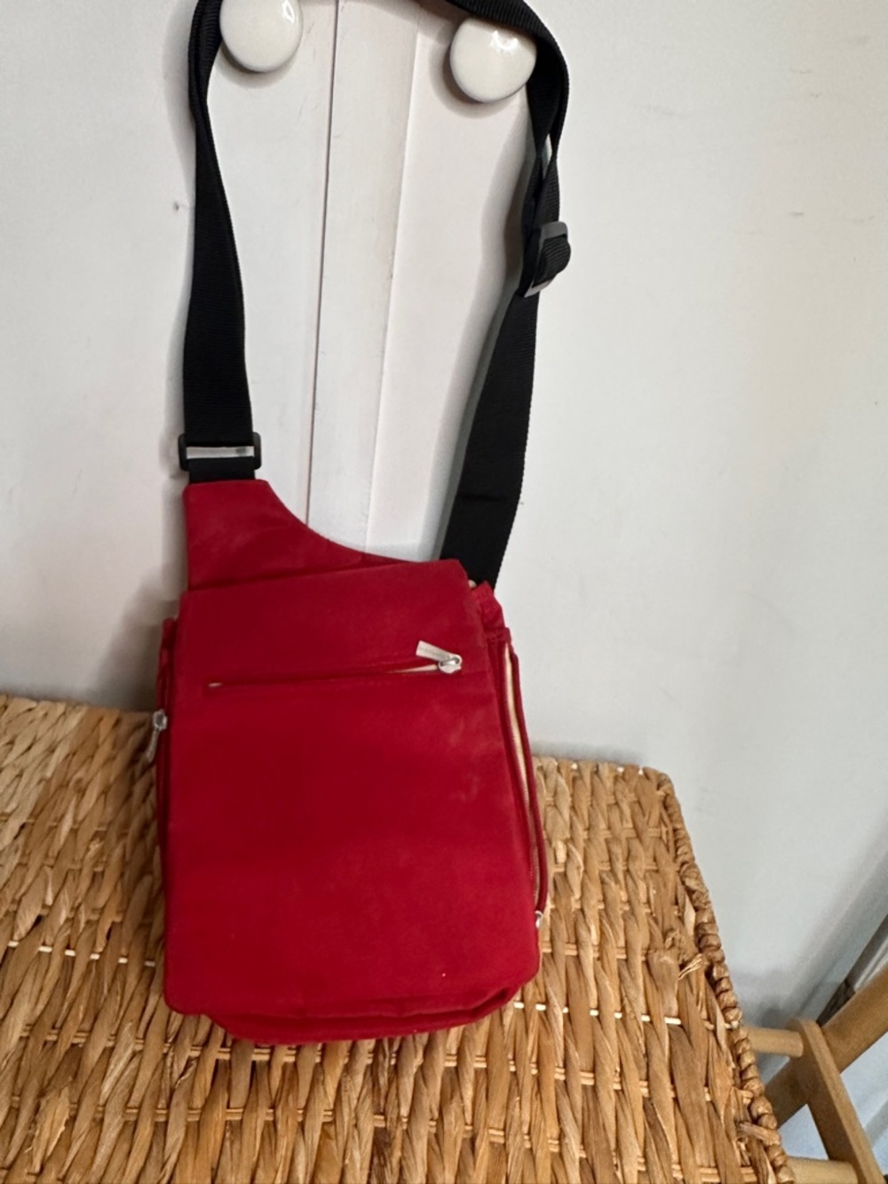 Travelon Red Shoulder Crossbody Bag